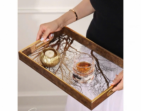 HAUTE FOLIE - KHAY PHẢN CHIẾU ARBOR GOLD