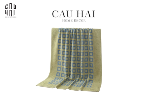 SET KHĂN TẮM 74x140 & 34x70 5 SAO - ORCHARD RD - VERTE