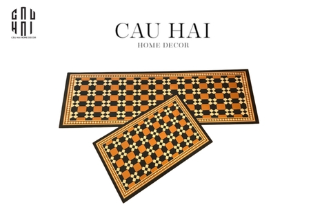 SET THẢM BẾP PHỒN HOA 1M6