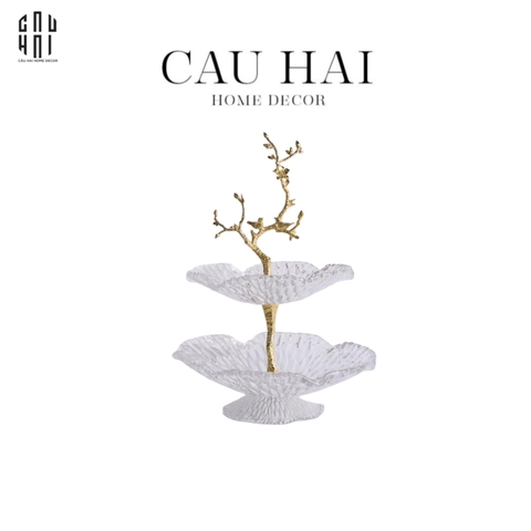 HOME DECOR - BRASSON ERA - ĐĨA 2 TẦNG  MAISON DE LUXE SS25