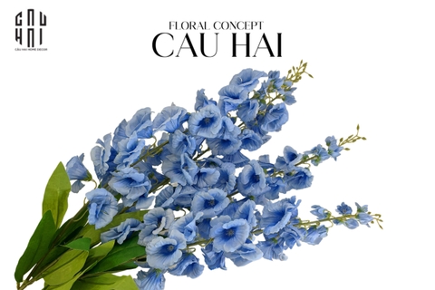 SET 2 CÀNH HOA CHUÔNG - STEEL BLUE