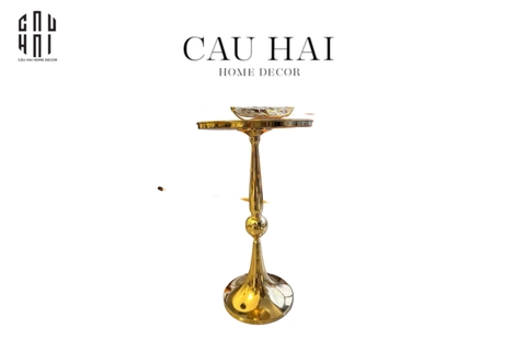 BÀN GÓC MẠ GOLD LUXOR - MODERN LUXE SIDE TABLE