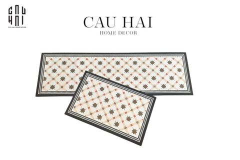 SET THẢM BẾP BẠCH HOA VIÊN 1M6