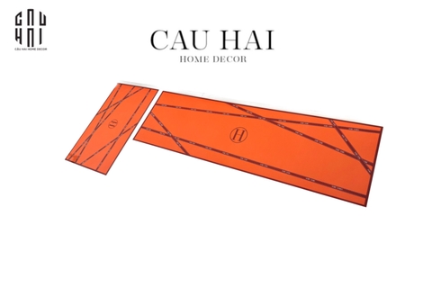 SET THẢM BẾP DA 1M5 - HAUTE RUBAN - LUXURY KITCHEN MAT