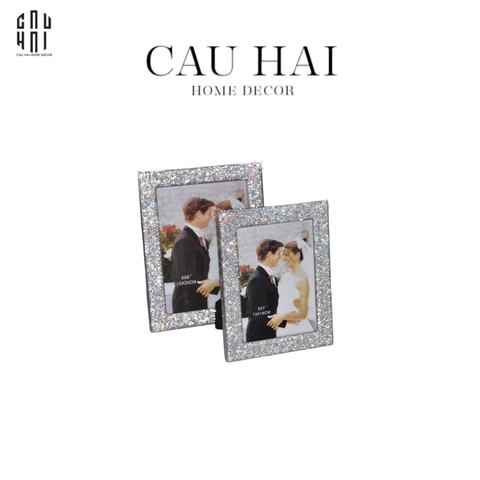 SET 2 KHUNG ẢNH ĐÍNH KIM CƯƠNG BLING BLING MEMORY