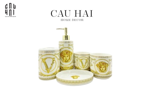 SET NHÀ TẮM WHITE VIRTUS GALA 5pcs Full Box SA25