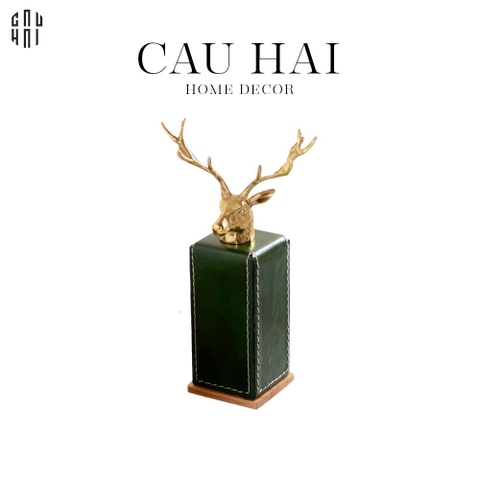 LỌ TĂM OAKWOOD LEATHER - GREEN ALLEY SS25