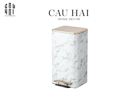 HOME COUTURE - ARTHUR MARBLE TRASH BIN 21L SS25