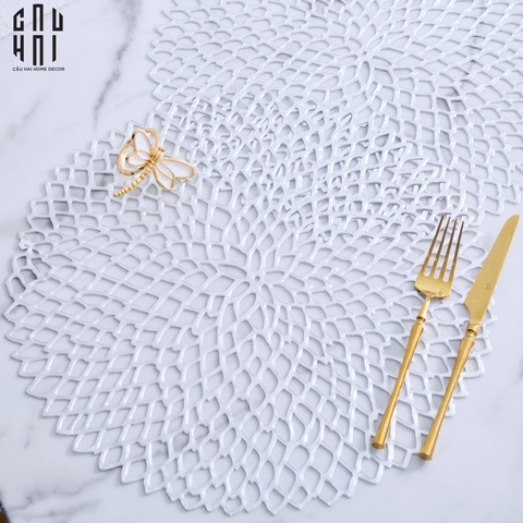 SET PLACEMAT 2PCS PEONY