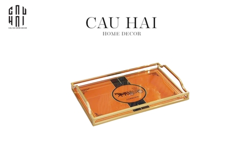 KHAY GƯƠNG CHỮ NHẬT GOLDEN HIGH-CLASS HELIOS TRAY SS25