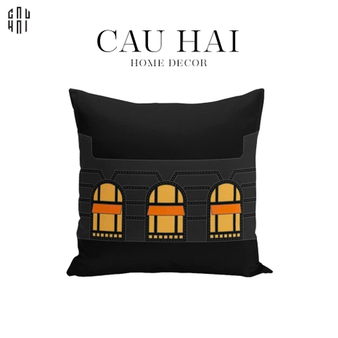 VỎ GỐI SOFA MULTI DOORS - BLACK 45.