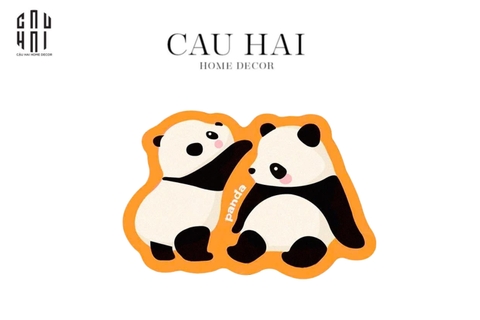 THẢM CỬA - DOOR MAT - 50x80 LOVELY PANDA
