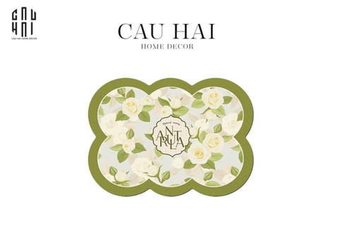 THẢM CỬA - DOOR MAT - 50x80 NATURAL CIRCLE