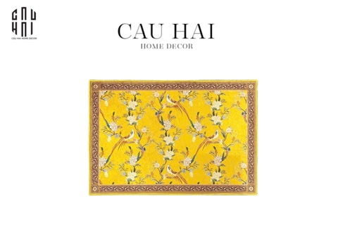 THẢM CHÂN YELLOW MYSTERY BIRDS 60X90CM