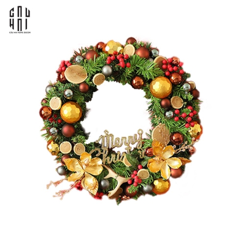 VÒNG GIÁNG SINH - WINTER DEER CHRISTMAS WREATH 40