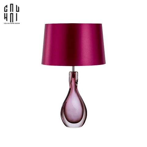 AMBER SILKY TABLE LAMP