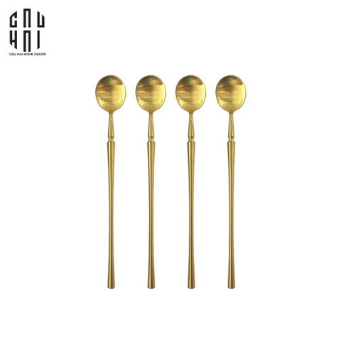 SET MUỖNG DÀI GLAMOUR 4PCS