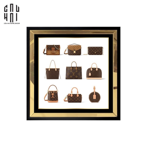TRANH CANVAS CAO CẤP L MONOGRAM LUXURY 90X90CM