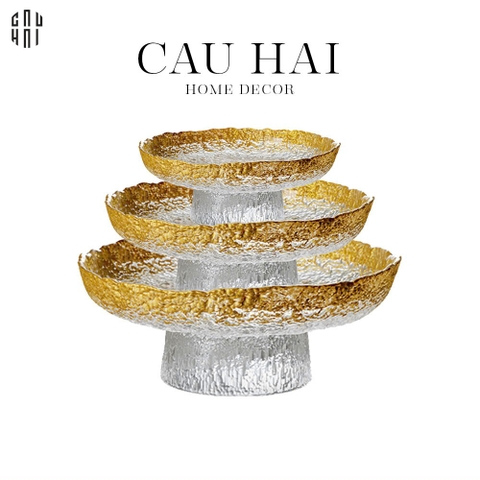 SET 3 ĐĨA TRÁI CÂY THUỶ TINH MULLER SS25