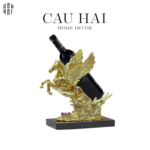 MAISON DE LUXe - ĐẾ RƯỢU TRANG TRÍ GOLDEN ELITE PEGASUS SS25