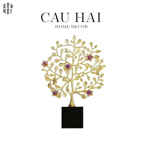 HOME COUTURE - TƯỢNG BRASSON AMETHYST - JARDIN DE VIE. SS25