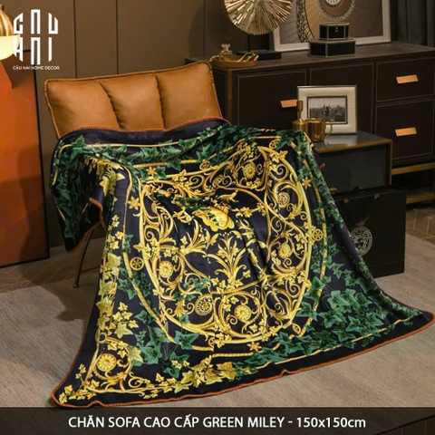 CHĂN SOFA CAO CẤP GREEN MILEY BLANKET 150.