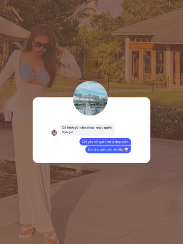 #614 Feedback xinh đẹp từ chị @Tường Vy - Sản phẩm đồ bơi ba mảnh nữ mix cùng áo áo lưới trắng xinh | DỨA BIKINI & SPORTWEAR