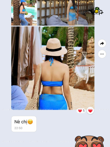 #630 Feedback xinh đẹp từ chị đẹp @Hoài Thương với mẫu Mona Bikini Set | DỨA BIKINI & SPORTWEAR