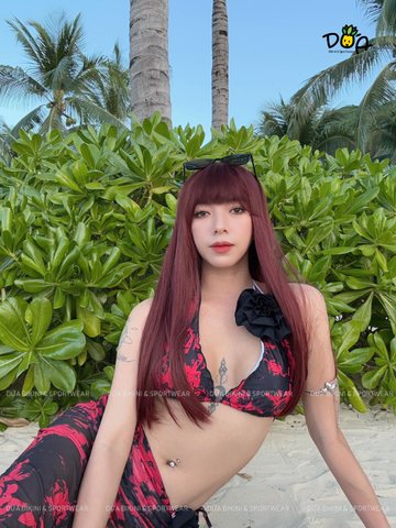 #634 Feedback xinh đẹp từ chị đẹp @NguyenTran với mẫu Rose Bikini Set | DỨA BIKINI & SPORTWEAR