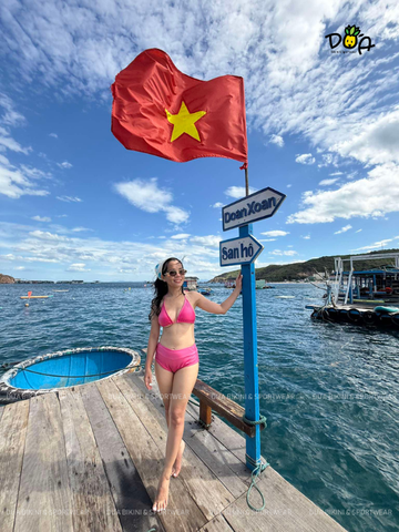 #628 Feedback xinh đẹp từ chị đẹp @Hanh Huynh với mẫu Rebel Bikini Set | DỨA BIKINI & SPORTWEAR