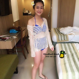 #139 Feedback mẫu cạp cao dây cột xanh coban và áo khoác của chị @Luyen Pham