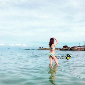 #156 Feedback mẫu hai mảnh họa tiết trái dứa của chị @Quyền Meo
