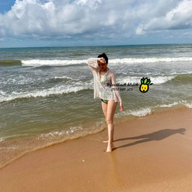 #175 Feedback mẫu liền họa tiết nhiệt đới và áo khác lưới của chị @Cẩm Thu
