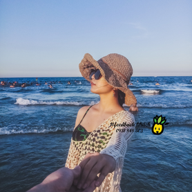 #177 Feedback mẫu hai mảnh họa tiết nhiệt đới và áo khoác lưới của chị @MyMy Nguyễn
