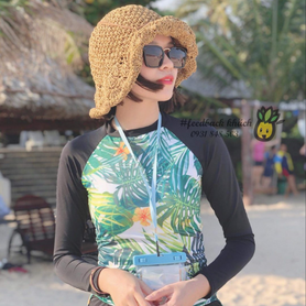 #183 Feedback mẫu hai mảnh tay dài họa tiết của chị @Hoàng Thương