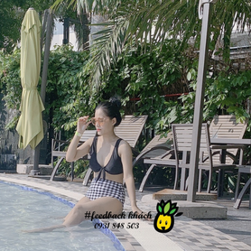 #185 Feedback mẫu hai mảnh cạp cao quần caro của chị @Bích Trâm