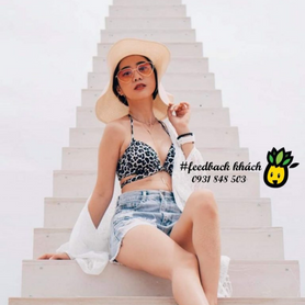 #202 Feedback mẫu hai mảnh da beo của chị @Nga Lê