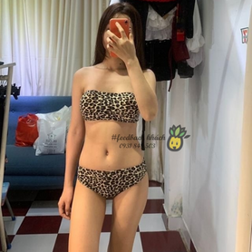 #225 Feedback mẫu hai mảnh cup ngang da beo của chị @kieumibee