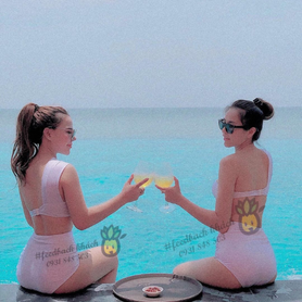 #271 Feedback mẫu hai mảnh cạp cao nơ ngực của chị @Phương Loan