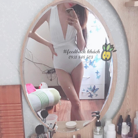 #274 Feedback mẫu liền trắng  chéo ngực của chị @Candy Hana