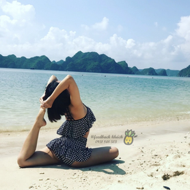 #280 Feedback mẫu hai mảnh yếm váy chấm bi của chị khách xinh đẹp