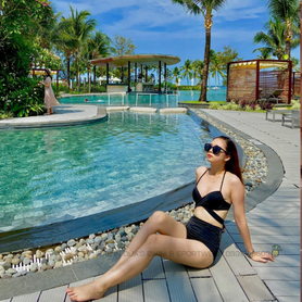 #355 Feedback mẫu hai mảnh cạp cao dây cột của chị @Mai