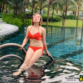 #393 Feedback mẫu hai mảnh cạp thấp đỏ của chị @Ngọc Nguyên