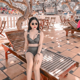 #492 Feedback mẫu hai mảnh cạp cao khoen vai của chị @Như Như