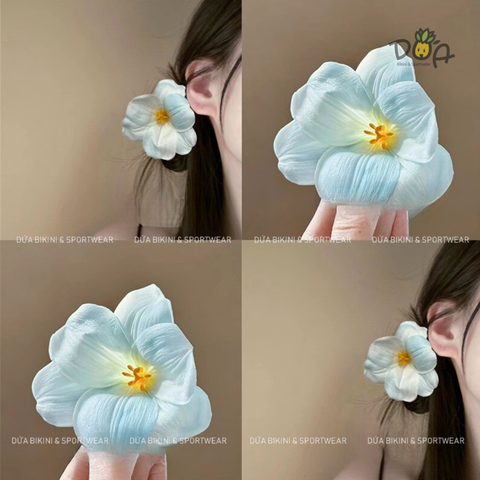 Kẹp tóc hoa tulip phụ kiện đi biển, chụp ảnh xinh P027