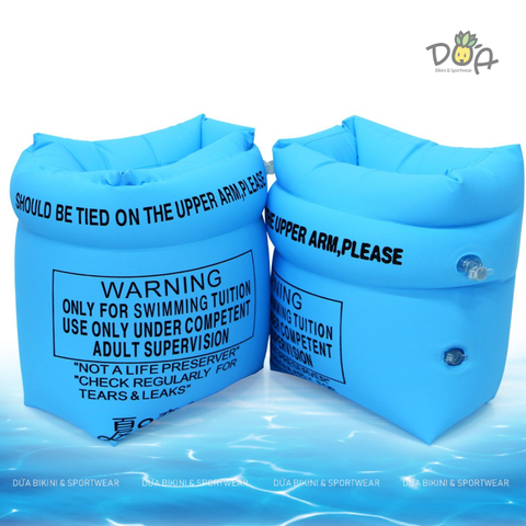 Phao Tay Tập Bơi Trẻ Em Người Lớn - Phao Bơi Tay An Toàn, Chất Liệu PVC Dày, Dễ Bơm Hơi PK084