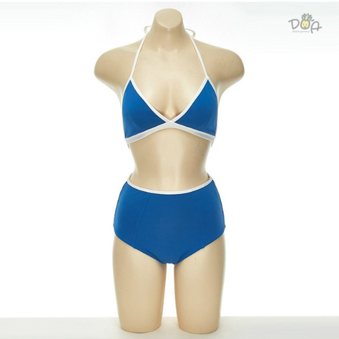 Đồ bơi nữ hai mảnh viền trắng | DỨA BIKINI & SPORTWEAR