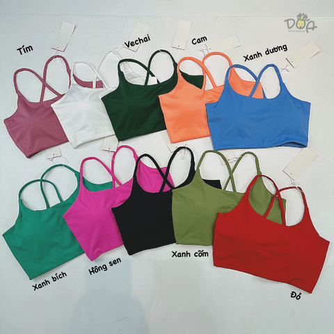 Bra dây đan lưng nhiều màu ( màu đợt 1123)