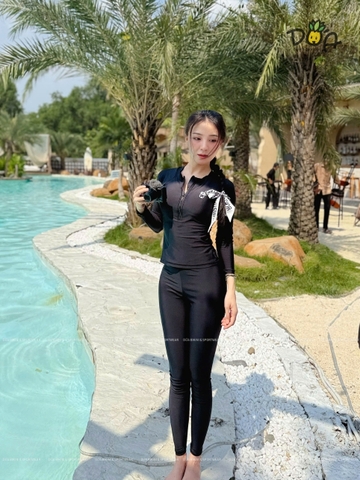 Đồ Bơi Nữ Tay Dài Quần Dài Kín Đáo Chống Nắng - SUNFIT  | DỨA BIKINI & SPORTWEAR
