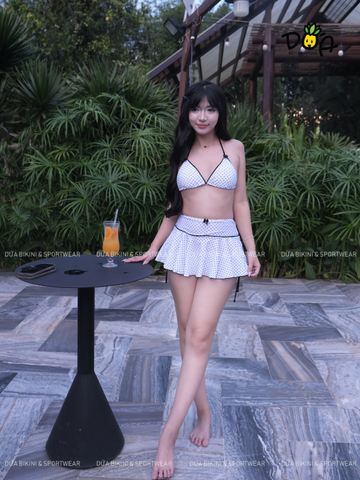 Đồ Bơi Nữ Ba Mảnh Dễ Thương Ngọt Ngào Đi Biển - MINA BIKINI BKT043 | DỨA BIKINI &SPORTWEAR